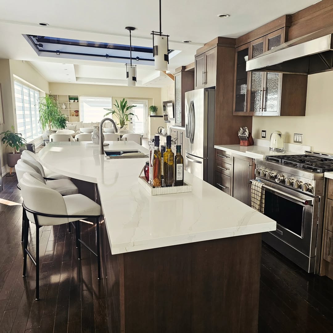 High-end renovated living space
